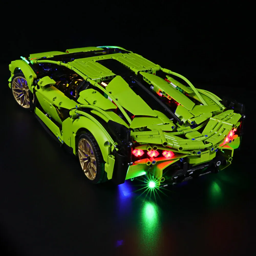 LEGO 42115 Lamborghini Sian FKP 37 - BRIKSMAX LIGHTS - Image 2