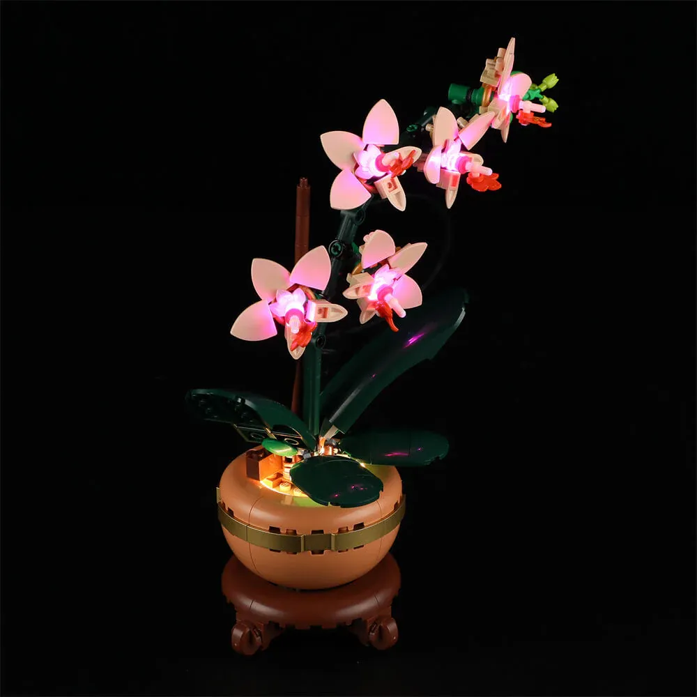 LEGO 10343 Mini Orchid - BRIKSMAX LIGHTS - Image 3