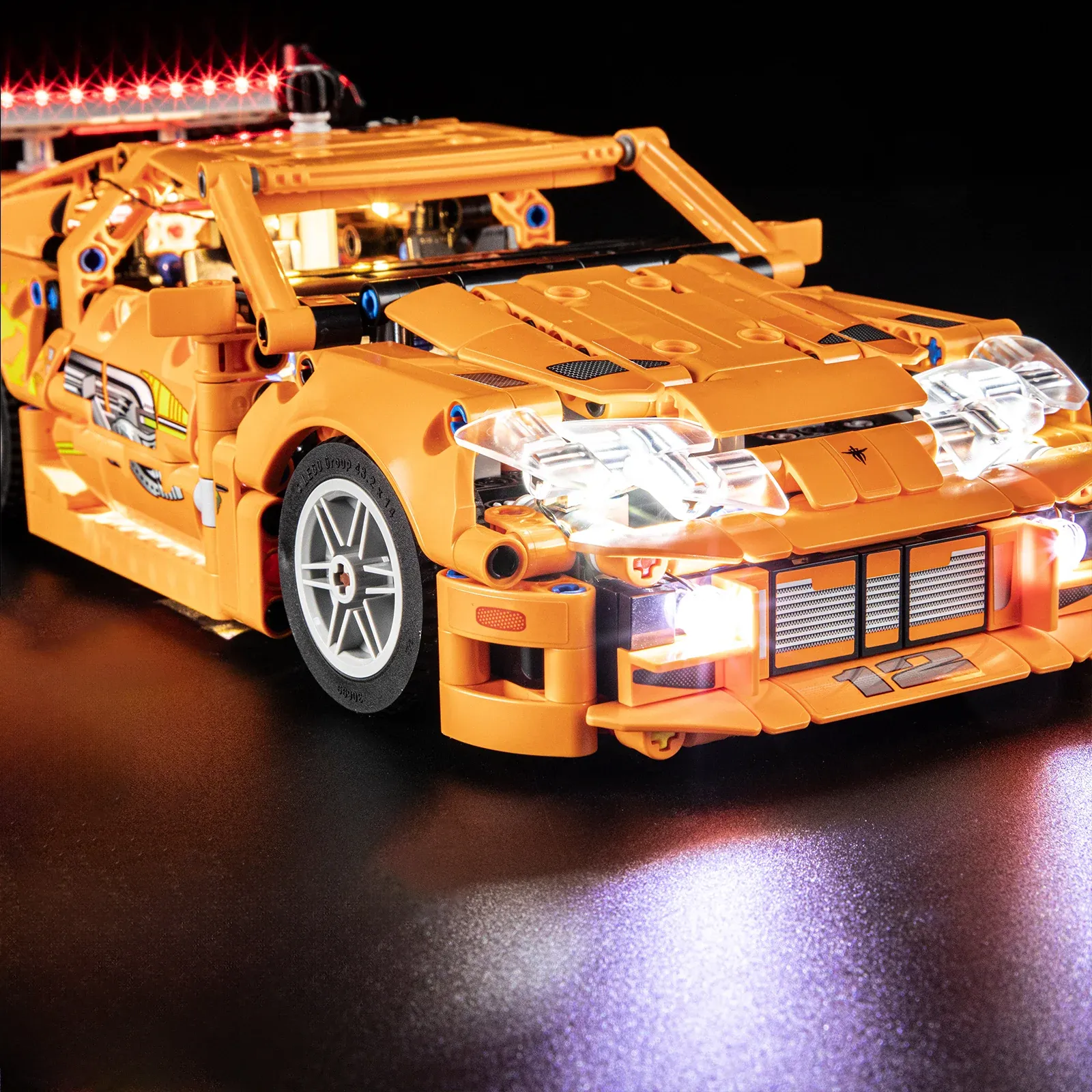 LEGO 42204 Fast & Furious Toyota Supra MK4 - BRIKSMAX LIGHTS - Image 4