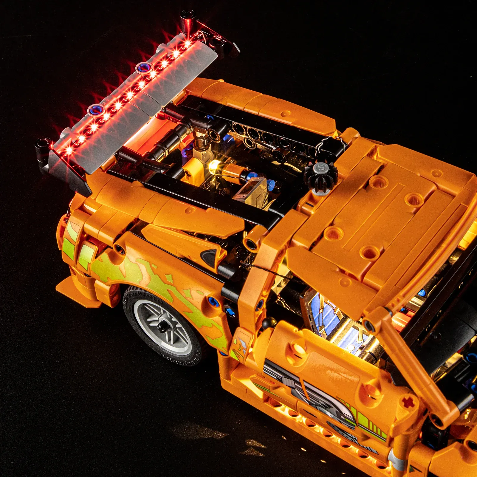 LEGO 42204 Fast & Furious Toyota Supra MK4 - BRIKSMAX LIGHTS - Image 3